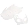Bottiglie di stoccaggio 12 pezzi maschere vuote accessori per maschere di carta dipinti a mano fai-da-te per feste da ballo