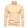 Männer Pullover 2023 Happyjeffery Grundlegende Hohe Kragen Pullover Pullover Herbst Frühling Rollkragen Slim Fit Tops Männlich Männer SW01