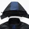 Rów męskich płaszcze 2023 Spring wiatraka z kapturem wodoodporna Outdood Windood WindProof Jacket Men Casual Travel Sport plus rozmiar 4xl