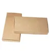 13 3 6 8 1 8 cm Brown Craft Paper Gift Box Wishes Card Business Cards Package Paper Boxes Candy Jewelry Food Paperboard Box 50pcs l2728