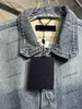 xinxinbuy Hommes designer Tee t-shirt 23ss emboss lettre motif imprimé denim manches courtes coton femmes Noir Vert blanc XS-2XL
