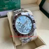 MENSWOMENS Watches Roler Bt Better Factory Th122mm 116506 40 mm Iced Blue Diamond Panda Cal4130 Mocne