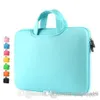 UK Fashion New Canvas Waterproof Scratch Resistant Laptop Shoulder Bag 11 12 13 15Inch anteckningsbok axelbärande fodral för anti-fall 184Q