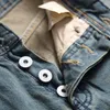 قام جينز جينز للرجال بتمزيق البيع بالتجزئة بالجملة المدمرة اليومية للأزياء غير الرسمية مصمم مستقيم كبير الحجم