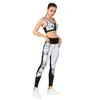 Calças femininas de duas peças, sutiã de corrida, top cropped, roupa de academia, conjunto de 2 roupas para ioga, roupas femininas, leggings para fitness