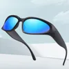 Óculos de sol polarizados moda armação pequena ao ar livre masculino esportes equitação