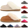 australia designer shoes fur slippers womens slides sandals women winter snow shoes classic mini ankle black chestnut pink sandal sneakers warm fashion slipper