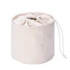 Bolsas de cosméticos Estuches Lona en forma de barril Insertar Organizador Bolsa de cosméticos para mujeres Cubo de arte femenino Almacenamiento interno Bolsa de maquillaje para bolsos de lujo 230729