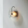 Wall Lamps Antique Bathroom Lighting Turkish Lamp Black Fixtures Wooden Pulley Led Light Exterior