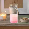 Candle Holders Glass Cup Household Shades Pillar Candles Cover Cylinder Candleholders