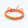 Brazalete de marca bohemio de 10 colores, pulsera de algodón tejido, pulsera de amistad, cuerda tejida, pulseras de amistad para Friends305S