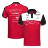 Футболка F1 2022 2023, рубашки поло для команды Формулы 1, гоночный костюм с коротким рукавом, летние футболки большого размера для фанатов автомобилей, мотокросс Jerse258S