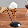 Decorative Flowers Simulation Ice Cream Scoop Fake Ball Model Lifelike Double Decor Pography Props Commercial Food Large Choco Strawberry