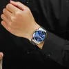 Orologi da polso Orologio da uomo in acciaio Calendario singolo Relógios Orologi elettronici Moda Aghi multifunzionali