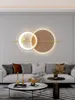 Wall Lamp Nordic Minimalist Decoration Light Luxury Living Room Sofa Background Atmosphere LED Bedroom Bedside Lamps