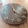 Wandklokken Vintage Clock 12inch Multicolor vaste houten horloge stil