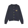 Women's Knits Tees MOLAN Casual Woman Cardigan England Elegant Mental Button Fashion Short Sleeve Knitted Sweater Cute Female Autumn Top 230729