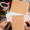 Confezione regalo Buste riciclate Buste di carta Kraft Vuoto Classico marrone Letter Storage Mailing Tinta unita