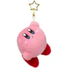 Pink game cartoon plush doll five different forms of bag pendant five-pointed star metal chain