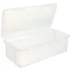 Plates Storage Box Plastic Lids Organizer Fridge Fruit Canister Shelf Square Refrigerator Holder Sealing Case