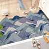 Dywan gumowy dywan bez poślizgu Warzy słoneczny Waterproof Waterproof łatwy czysty wejście odporność na maty traperowe 2307729