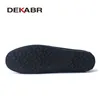 Fashion Dress Style Summer Brand DEKABR Soft Loafers Genuine Leather High Quality Flat Casual Breathable Men Flats Driving Shoes 23072 47 s