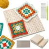 Decorative Flowers Wreaths Wood Crochet Blocking Board Kit With Stainless Steel Rod Pins For Knitting Granny Squares Crafting Lovers Gifts 230729