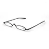 Sunglasses Ultralight Mini Folding Reading Glasses Women Men 1.0 To 4.0 Alloy Portable Container Presbyopia Pen Send Case A1