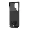 6000mAh pour Samsung Galaxy S23 Ultra S23 Silicone Batterie Power Case Banque Chargeur Back Up Holder Cover