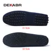 Varumärke Summer Dekabr Dress Sell Spring Moccasins Loafers Högkvalitativ äkta läder Män lägenheter Lätt körskor 23072 97