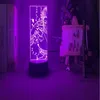 3D Nachtlicht Led Farbwechsel Nachtlicht für Kinder Schlafzimmer Dekoration Licht Anime Hunter X Hunter Hisoka Lampe Gift208V