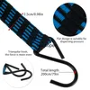 5PCS Car Bicycle Accessories Elastics Rubber Luggage Rope Cord Hooks Bikes Tie Roof Rack Strap Fixed Band Hook241Z