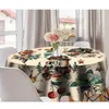 Table Cloth Old Fashioned Designs And Traditional Tattoo Art Patterns Round Tablecloth By Ho Me Lili For Tabletop Decor