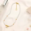 10 Style Designer Collana Lettera Link Collane Girocollo a catena con diamanti Chiusura a scatto Tono oro 18 carati Gioielli in acciaio inossidabile 316L Regali per feste