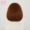 AniHutOchako Uraraka Perruque Boku No Hero Academia Cosplay Synthétique Rouge Court Anime Mon Ochaco Y0913219R