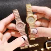 Wristwatches fashion casual ladies watch diamond set square watch student quartz watch round rectangular watch women Lady watch 230729