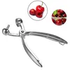 Fruit Groente Gereedschappen 1PC Metaal Aluminium Kersenpitters Olijven Pitter Pits Gemakkelijk te verwijderen Kern Knijpklem Zaaimachine Creatieve Keuken Notenkraker 230729