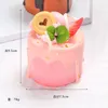 장식용 꽃 시뮬레이션 빵 모델 음식 소품 PU 소프트 향기 리바운드 가짜 케이크 캐비닛 장식 장식 장신구