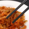 Yemek çubukları 10 çift Çin tarzı dünya kupası alaşım sofra sopası catering suşi çubukları kaymaz hane halkı