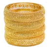Bangle 24K Bracelets 4Pcs/lot Ethiopian Africa Fashion Gold Color For African Women Jewelry Bracelet Bridal Wedding Gifts