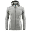 Chaquetas para hombre Verano al aire libre Secado rápido Protección solar Chaqueta delgada Hombres Senderismo Pesca Ciclismo Con capucha Gimnasio Deporte Cazadora Abrigos ultraligeros 230729