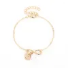 Bracelet mode luxe lettre Bracelet pour femmes bref Style cadeau dames bijoux accessoires goutte