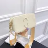 Luxury Purs Designer väska kvinnor plånbok arrangör plånbok mode en axel crossbody väskor pu material färgbump bred axel rem
