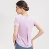 Active Shirts Workout Running Sportswear Tees Women Yoga Short Sleeve T-Shirts Back Pleated Pilates Top Fitness Gym Clothing Ropa Deportiva