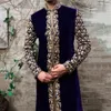 Etniska kläder Mens Arabiska långa kläder Saudiarabien Jubba Thobe Kaftan Mellanöstern Islamiska muslimska mode Arab Abaya Dubai klänning237b