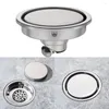 Ensemble d'accessoires de bain salle de bain drain de sol cuisine évier filtre 304 acier inoxydable cheveux lavabo receveur