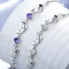 Bracelets de charme Dolphin mignon pour femmes Bright Zirconia Bracelet à deux couches accessoires