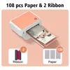 HPRT Small HD Wireless Mobile Photo Printer, подключение к мобильному телефону Wi-Fi, красочная многократная дополнительная, 300DPI Sublimation Bless Printing 4*6