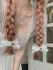 Haarspeldjes Franse Romantische Strik Fluwelen Clip Voor Vrouwen Meisje Zoete Charme Esthetische Elegante Kristallen Accessoires Delicate Sieraden 2023