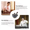 Ensembles de vaisselle Service à thé Théière Pot chinois Fabricant de céramique Bouilloire Gongfu Tasse en porcelaine Turc Fu Mini Kung Poignée Côté Voyage Rotation